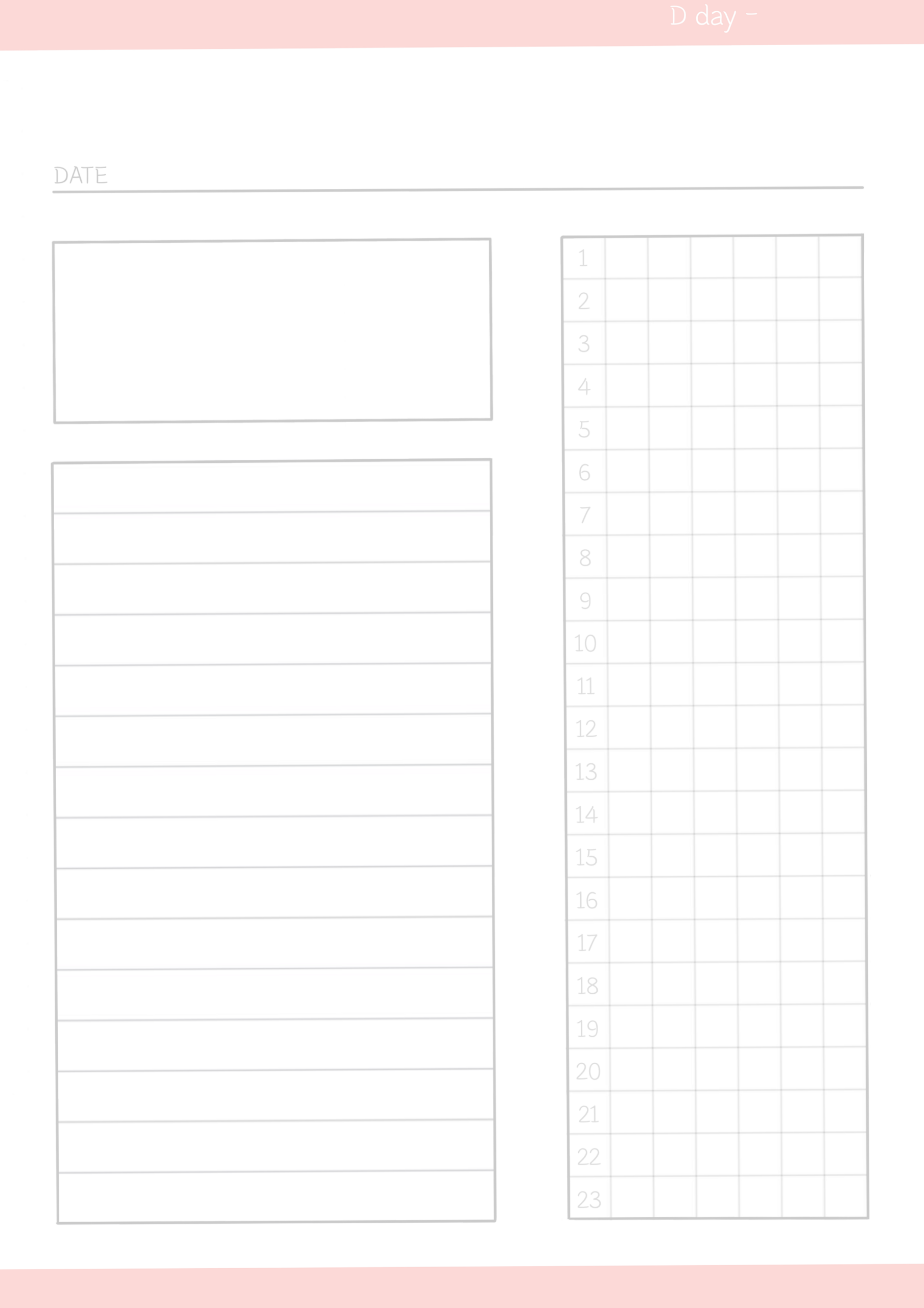 🖌️ 🎨 romanticize your routine: 스터디 플래너 3종 다운로드 | 굿노트 속지 공유