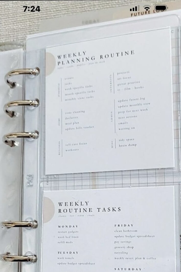 📅 📁 romanticize your routine: Creative Planner Layouts for Digital Design Inspiration