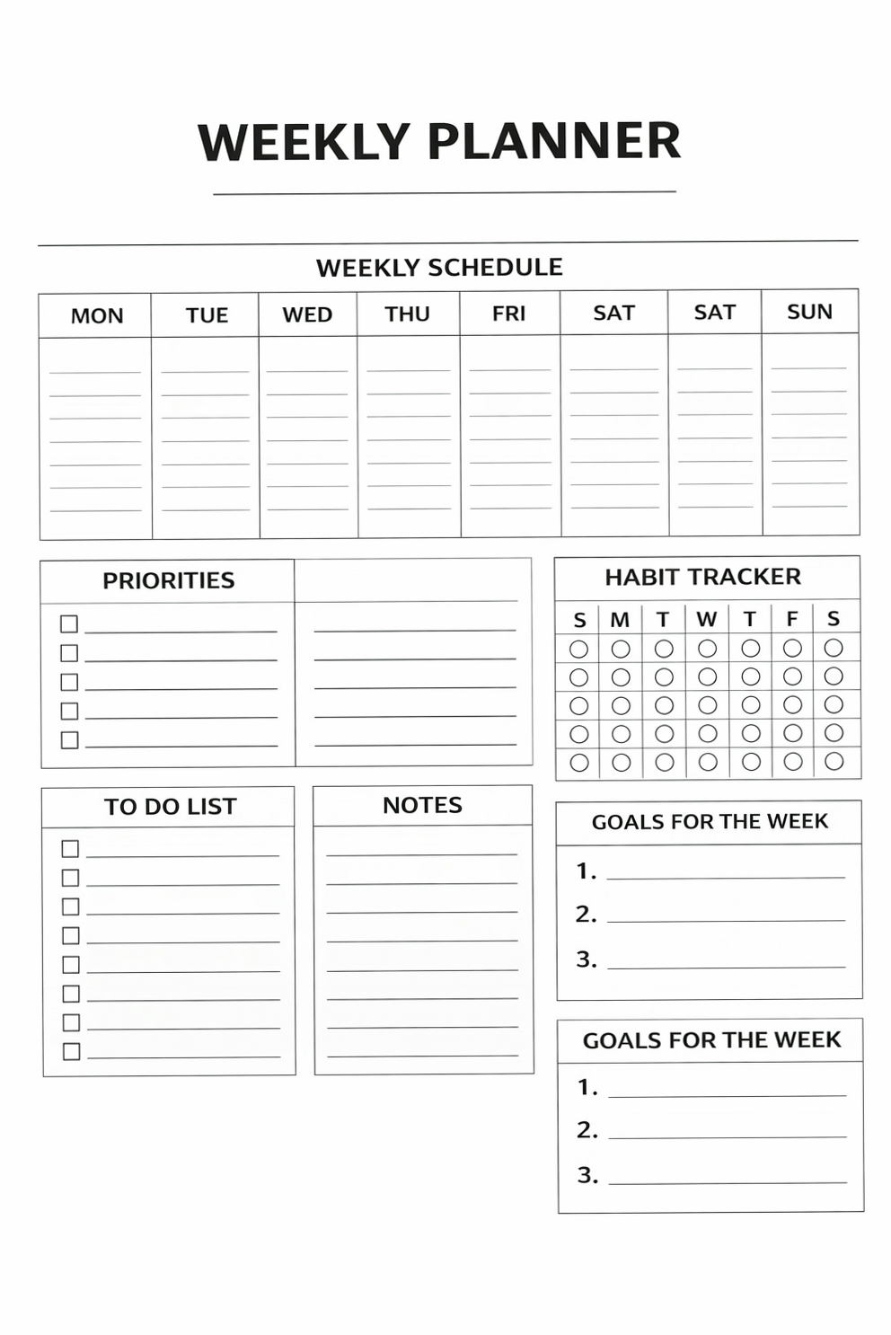 📅 📅 romanticize your routine: Digital Printable Planner | Creative Digital Design Asset