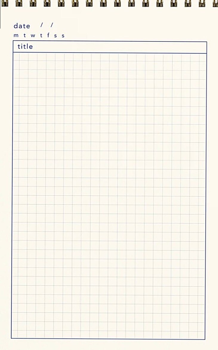 🌿 ☁️ romanticize your routine: Elegant Minimalist Notepad Template for Planners & Designers