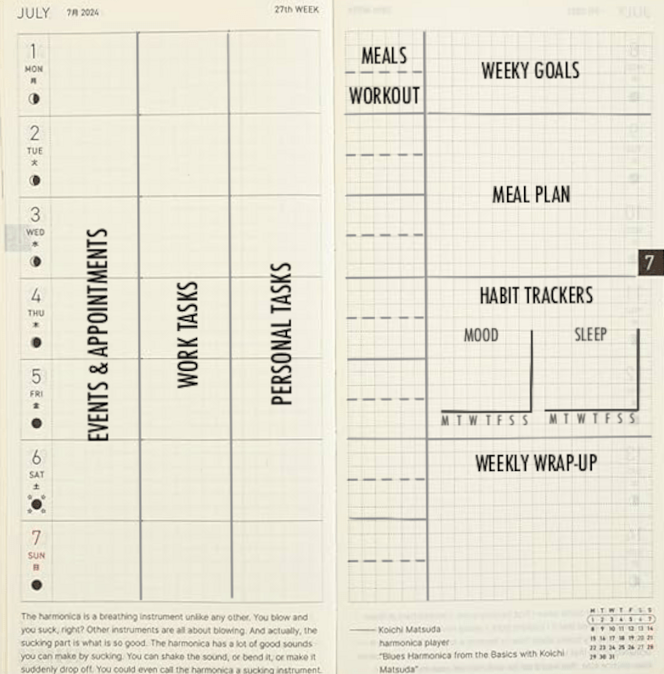 📊 📊 romanticize your routine: Hobonichi Weeks Layout Inspiration for Every Planner Style