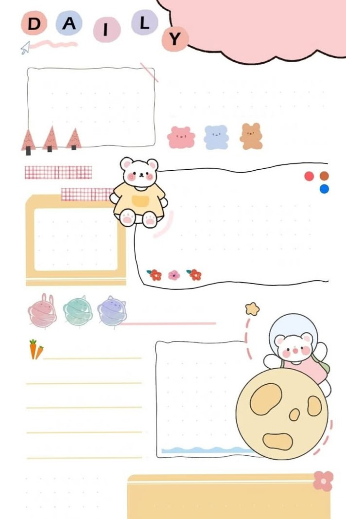 📝 📝 romanticize your routine: Leuk Behang: Creative Digital Designs & Planner Assets