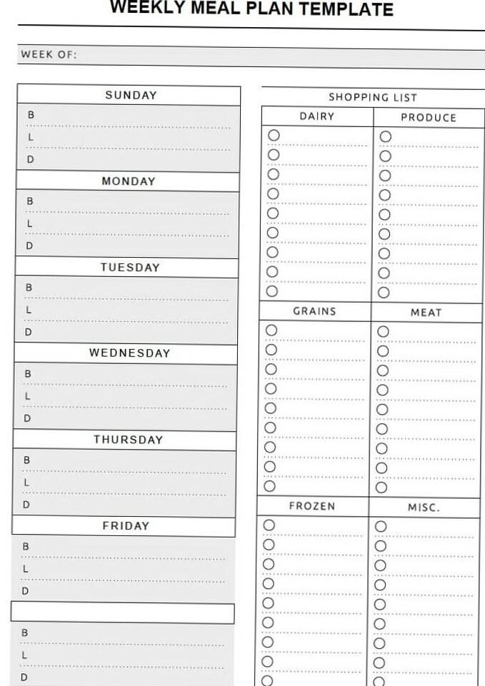 👰 🍰 romanticize your routine: Meal Planning Templates for Creative Design & Organization | Stay Inspired Year-Round