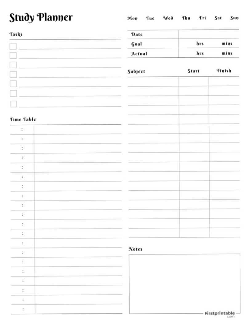 🌸 💍 romanticize your routine: Minimal Study Planner for Focus & Productivity