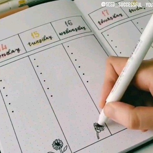 🎀 ✨ romanticize your routine: New October Bullet Journal Weekly Layout