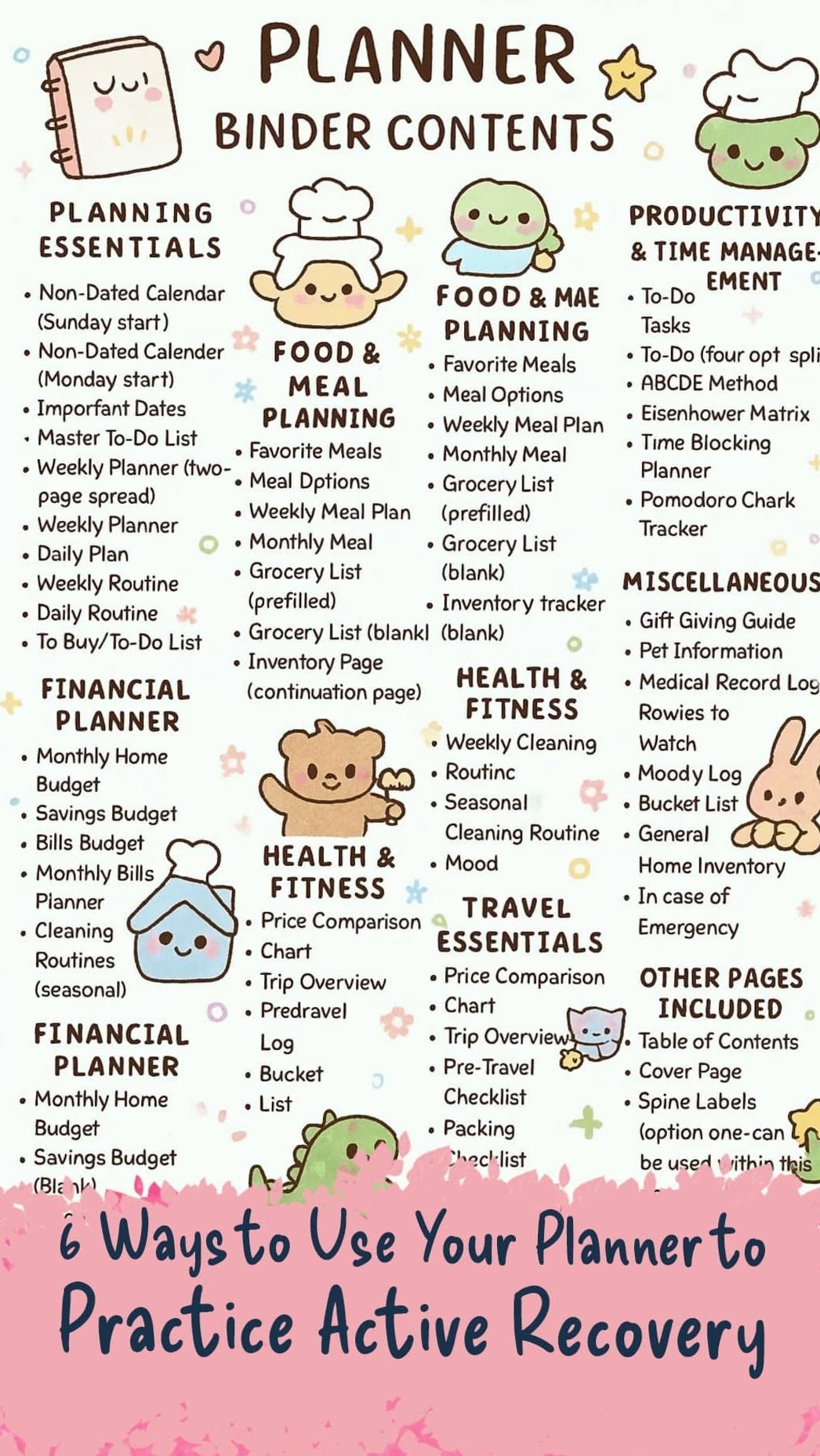 🤍 ☁️ romanticize your routine: Organized Daily Planner Ideas for Effective To Do Lists and Life Management