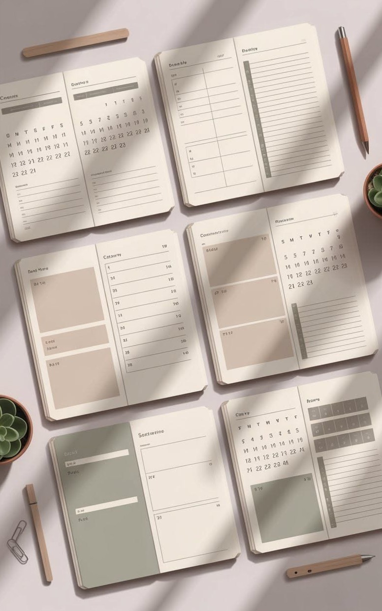 🎀 🎀 romanticize your routine: Planner Interior Design for Digital Product Sellers