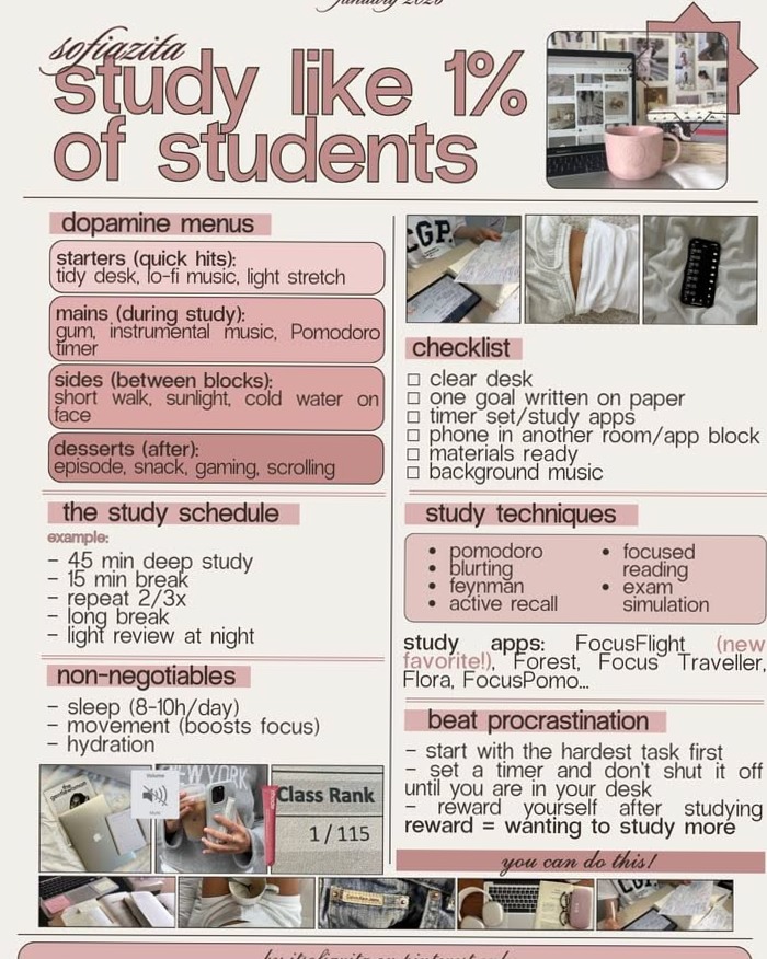 🎀 🕯️ romanticize your routine: The Best Way to Study You Should Follow