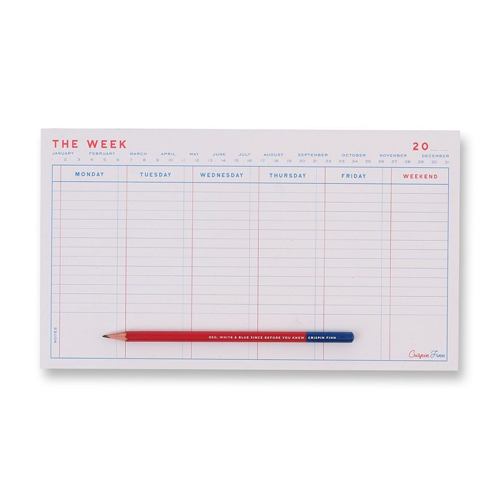 🖇️ 📌 romanticize your routine: Weekly Planner Pad for Home Office & University Organisation