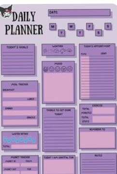 Sanrio Daily Planner | Creative Digital Design & Planner Assets — 🌸 🥂 romanticize your routine