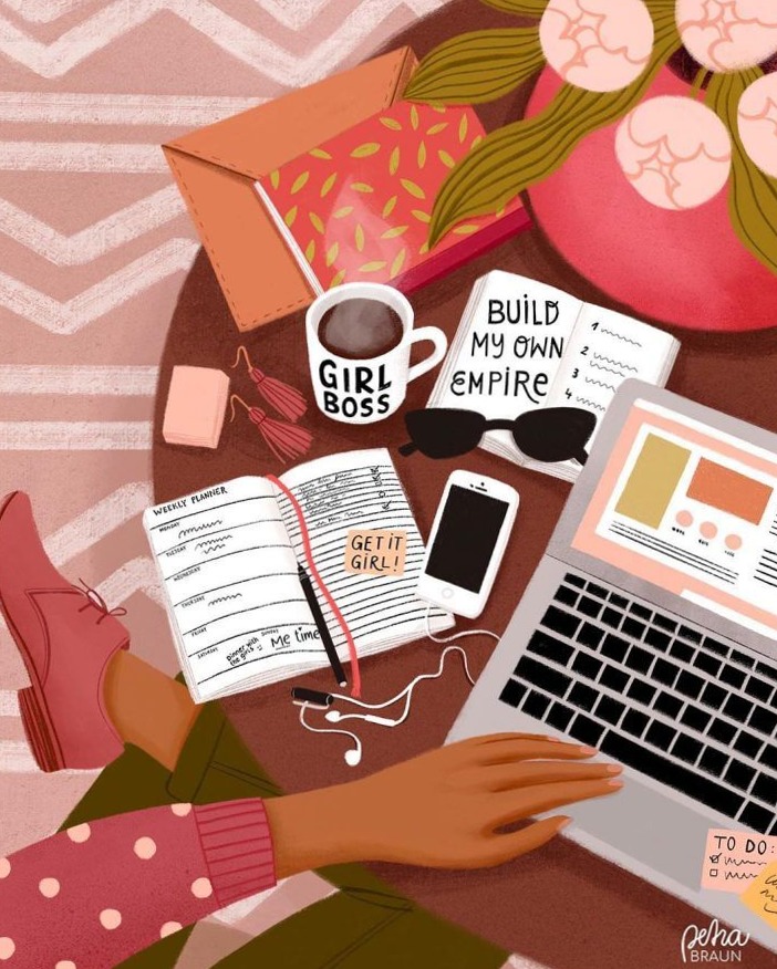 💍 🌸 secret to staying productive: 46 Inspiring Female Illustrators on Instagram | Design & Paper