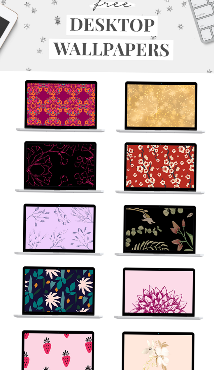 🕯️ 🤍 secret to staying productive: Free Desktop Wallpapers VI for Designers & Planners