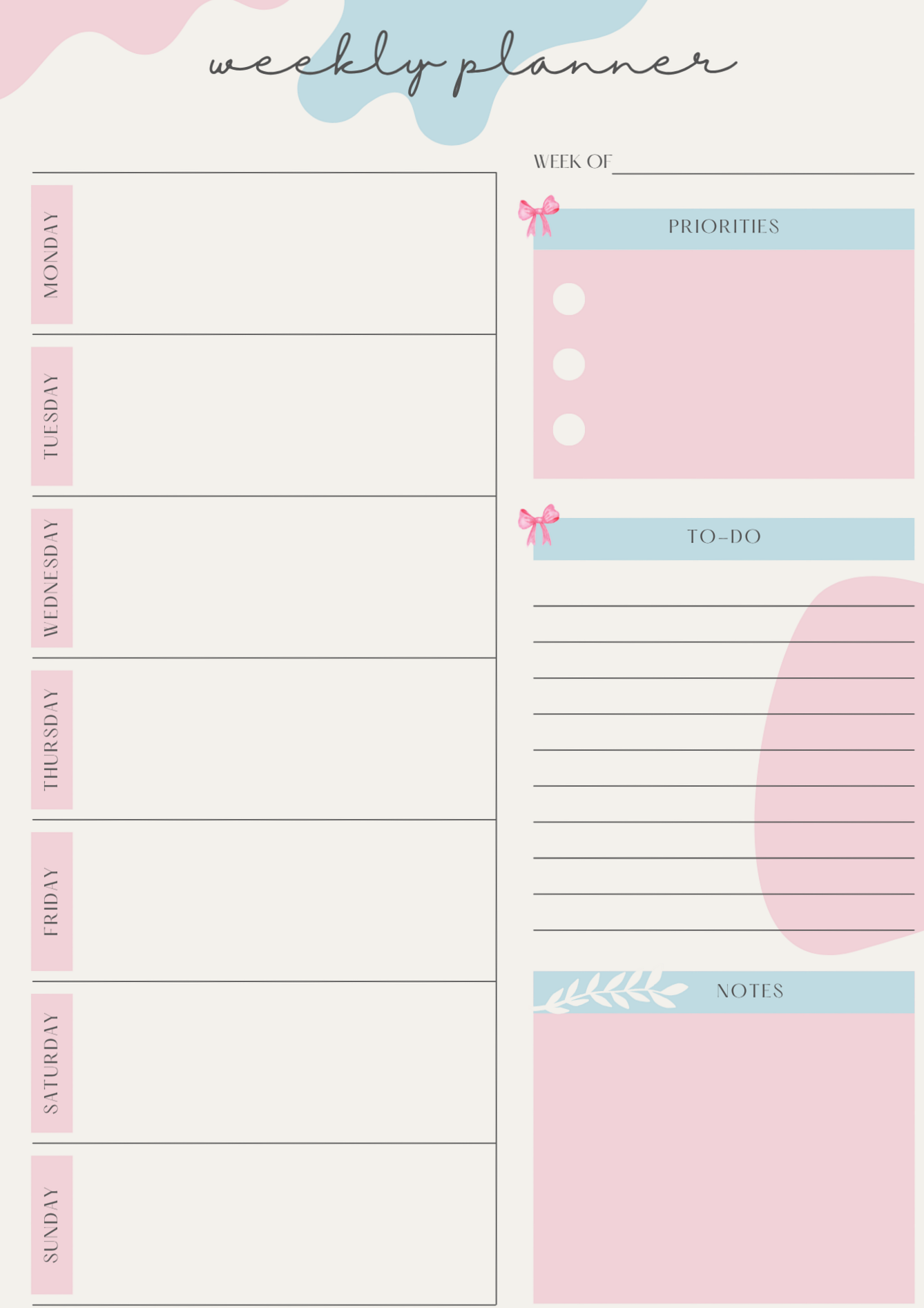 📊 📊 secret to staying productive: Stay Inspired Year-Round: Digital Weekly Planner for Creatives