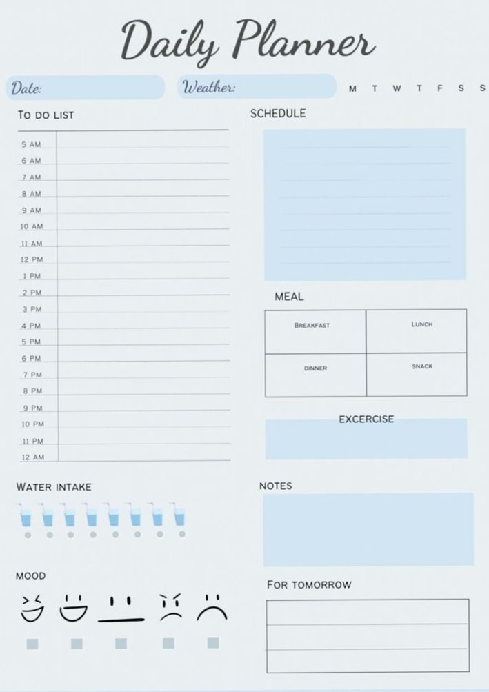 🌈 🪄 secret to staying productive: Daily Planner Template — DM to Buy for 