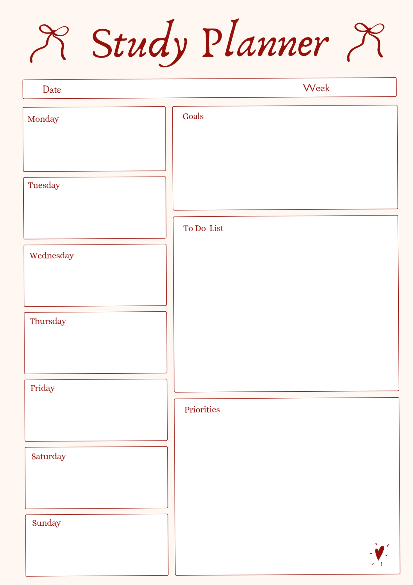 🕯️ ✨ secret to staying productive: A study planner that rescued my semester.