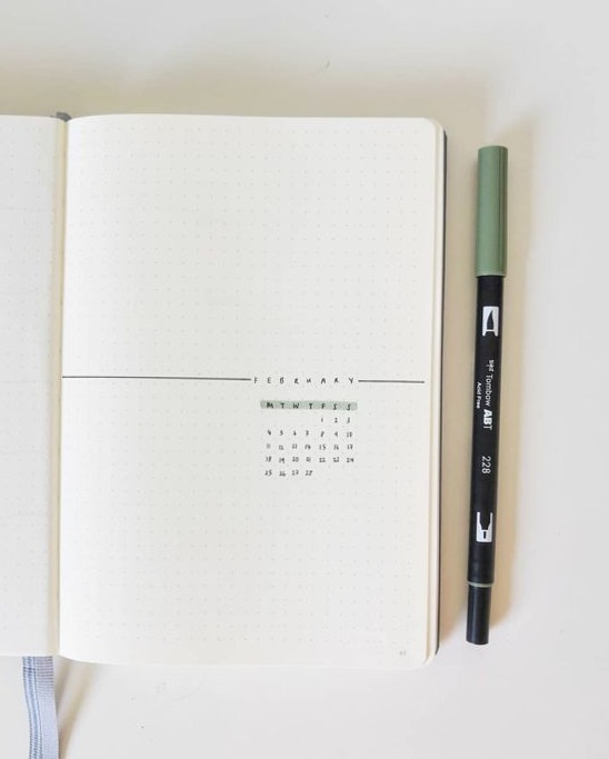 🕯️ 🌿 secret to staying productive: 51 Minimalist Bullet Journal Spreads for Digital Design & Planners