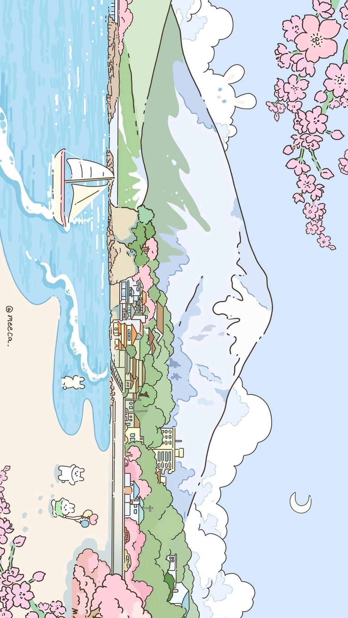 🌿 ☁️ secret to staying productive: Vibrant Abstract Art for iPad Inspiration