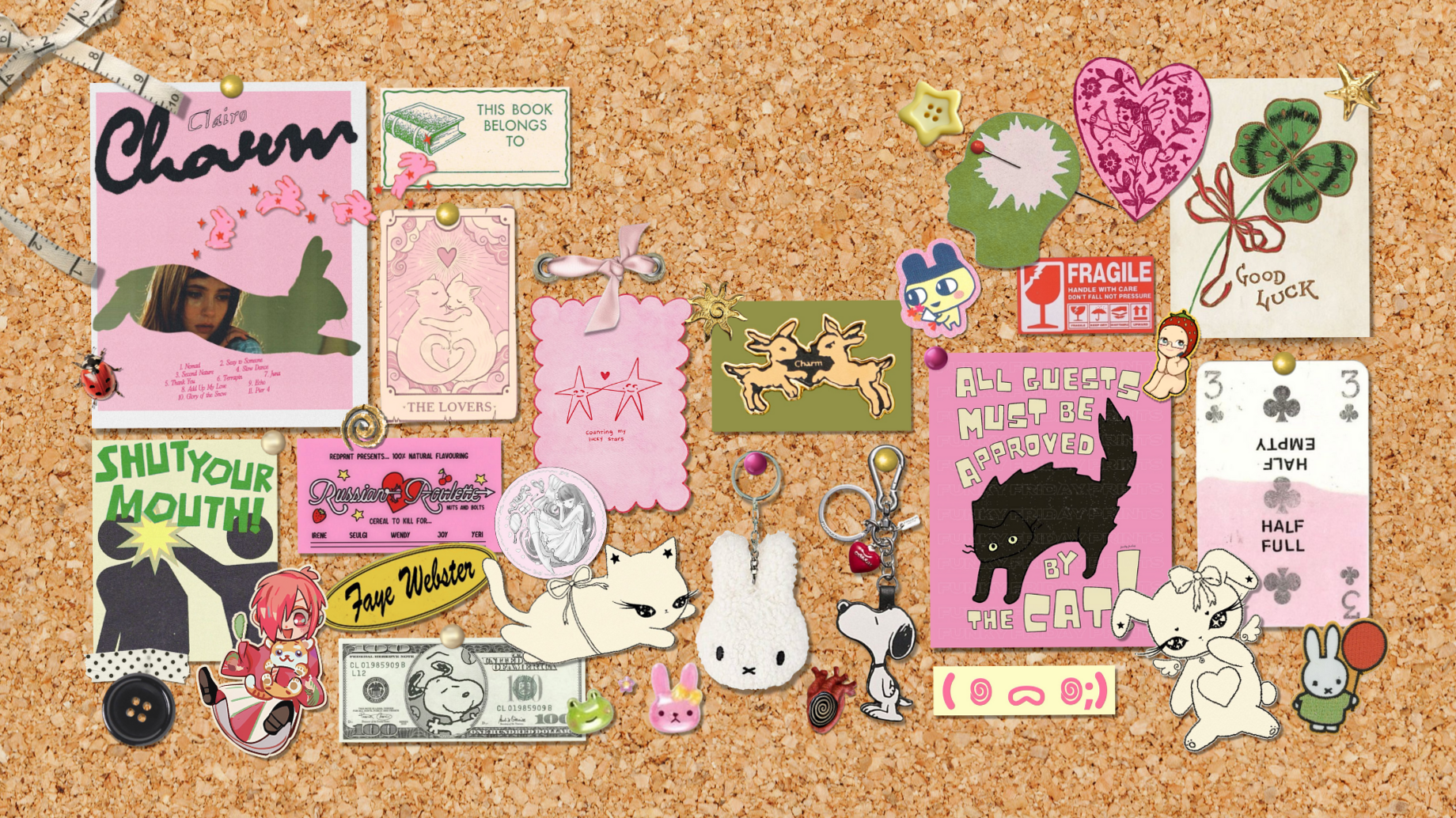 🌸 💍 secret to staying productive: Corkboard Laptop Wallpaper for Creative Planners