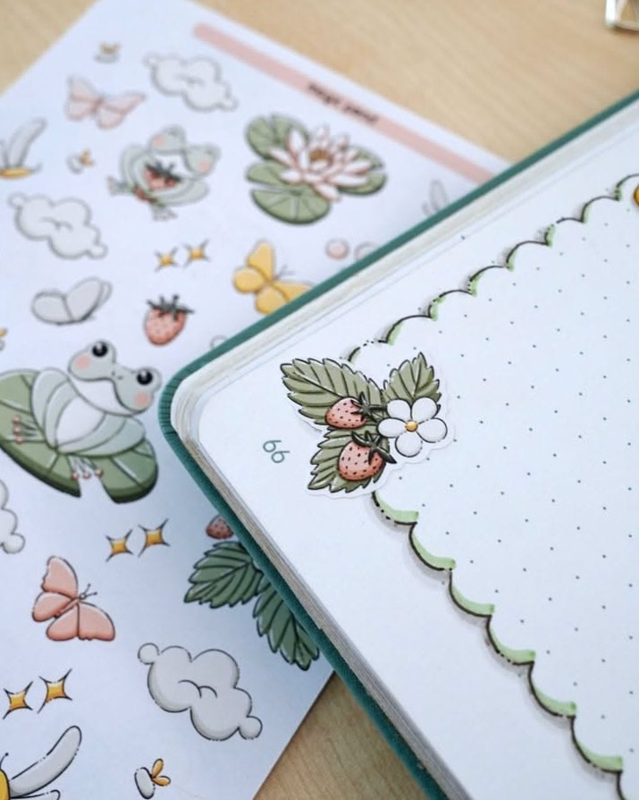 🪄 💎 secret to staying productive: Digital Bullet Journal Layouts for Creative Planners