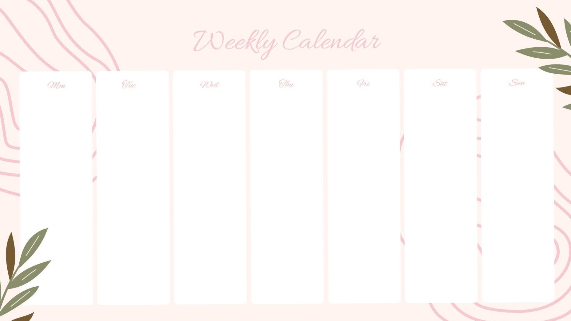 🖇️ 🖇️ secret to staying productive: Floral Weekly Planner | Soft Pink Botanical Organizer