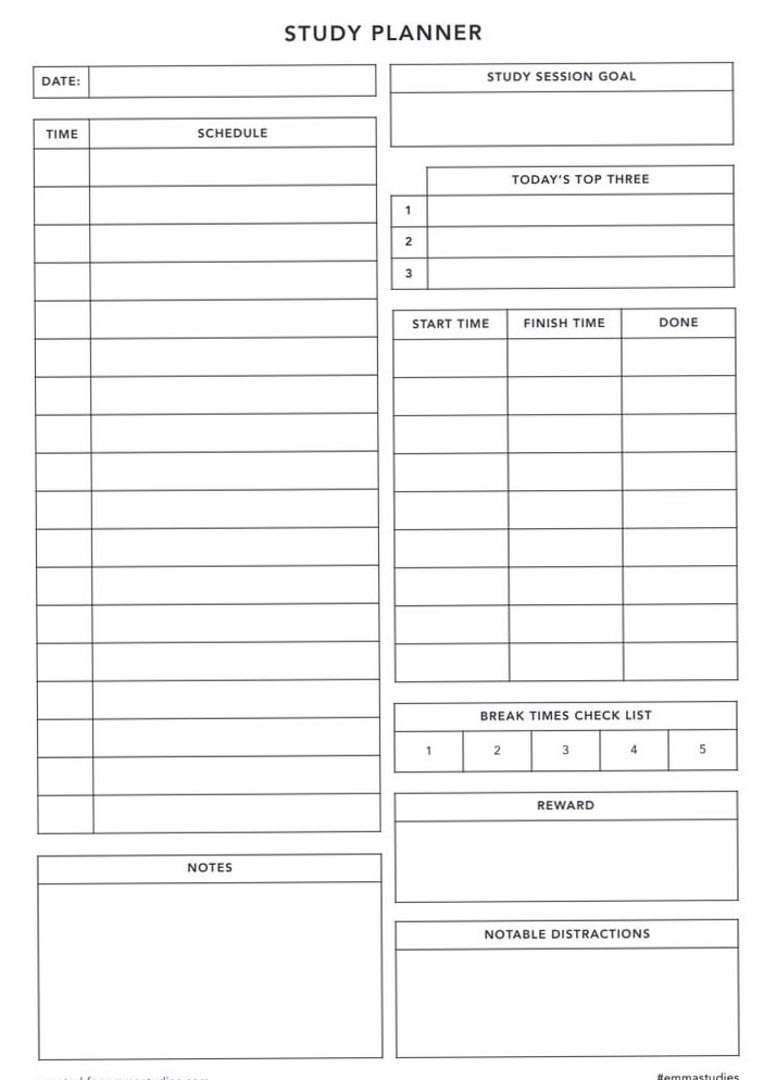 💎 🎨 secret to staying productive: Study Planner PDF — Digital Design & Creative Productivity Tool