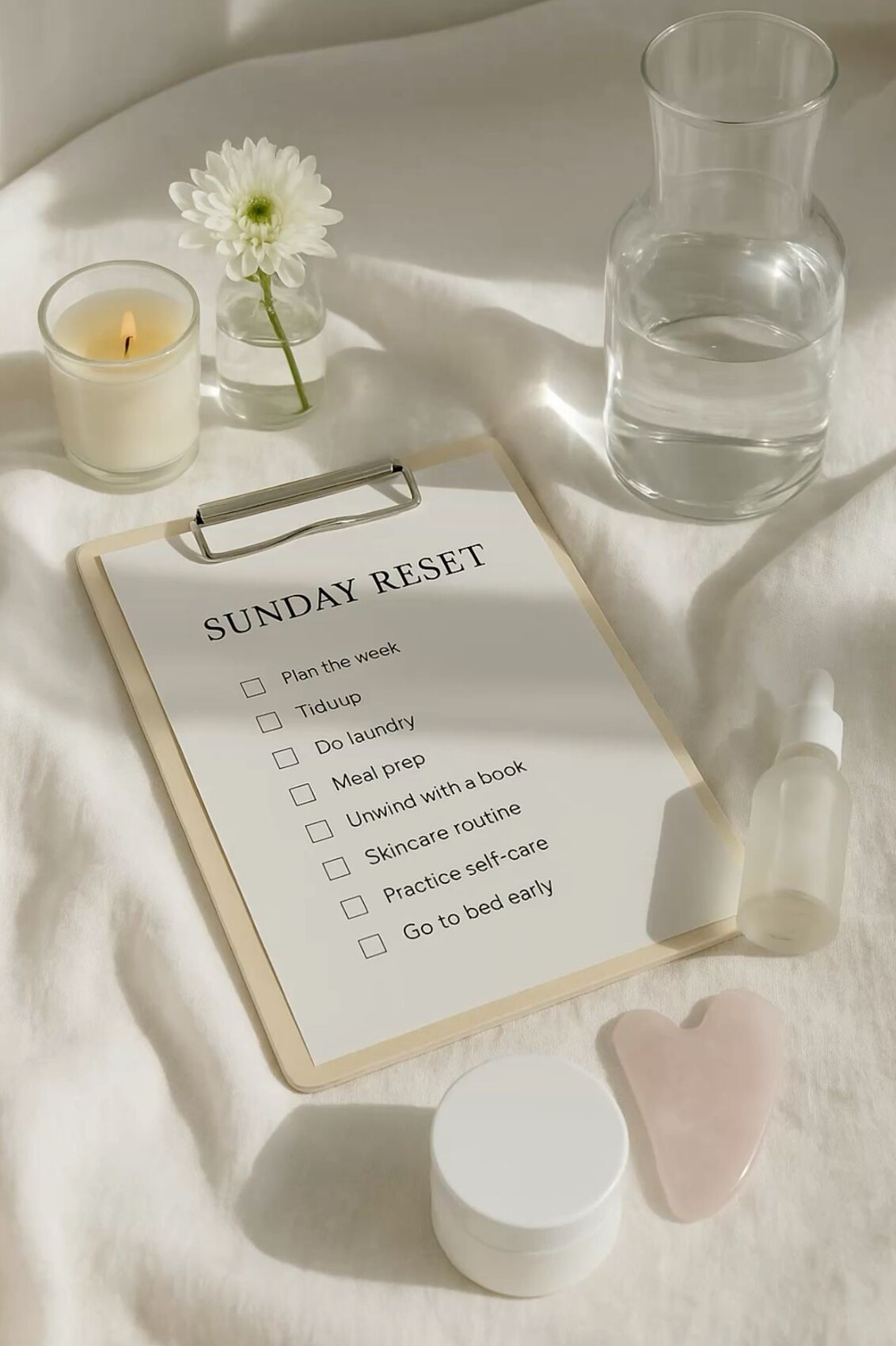 👰 🌸 secret to staying productive: Sunday Reset for Creative Productivity