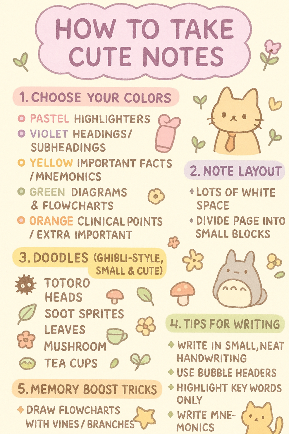 🖌️ 💎 secret to staying productive: Cute Notes for Hardworking Girlies 🌟