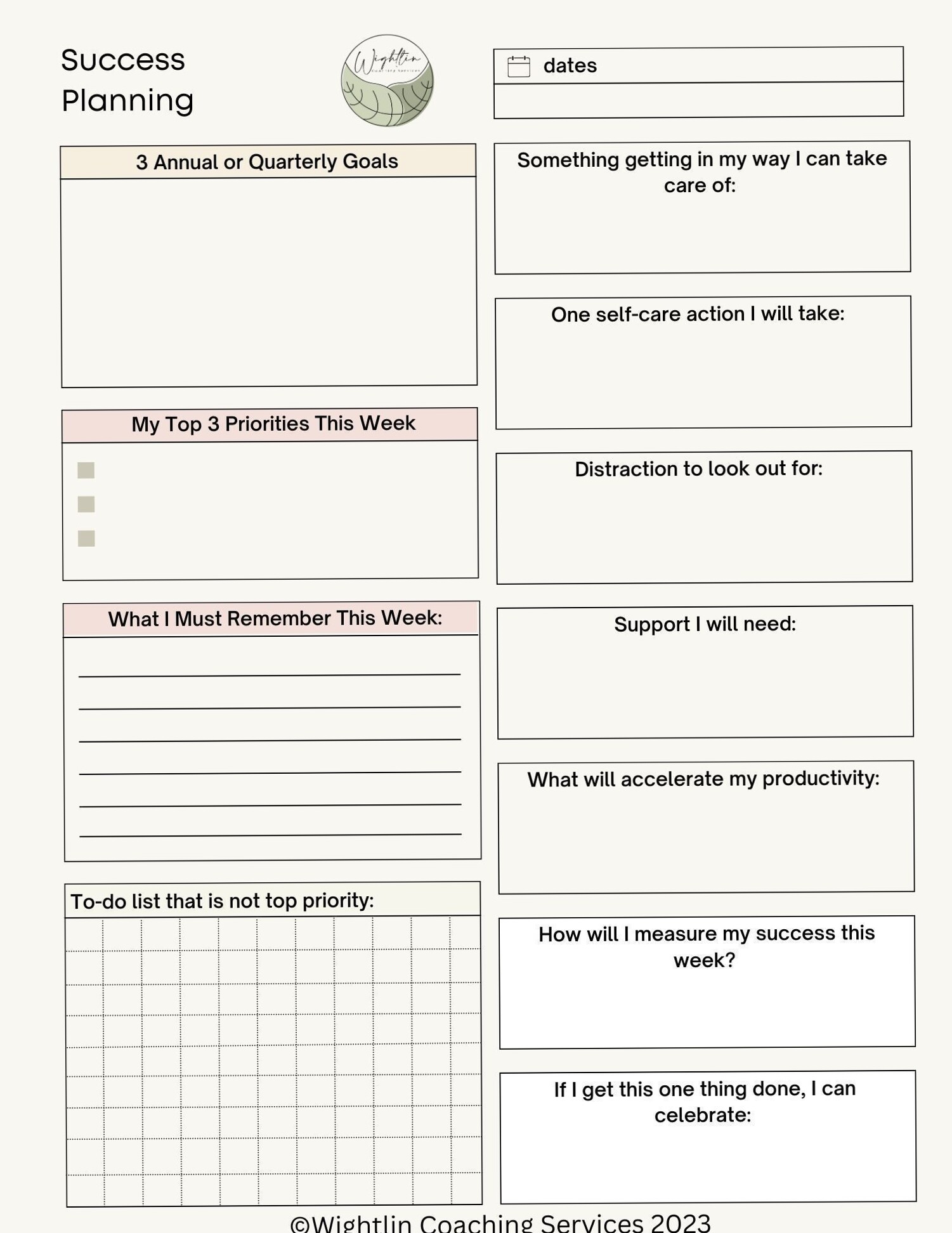 Social Media Planner | Digital Design & Creative Assets — 📌 🖇️ dream life manifestation