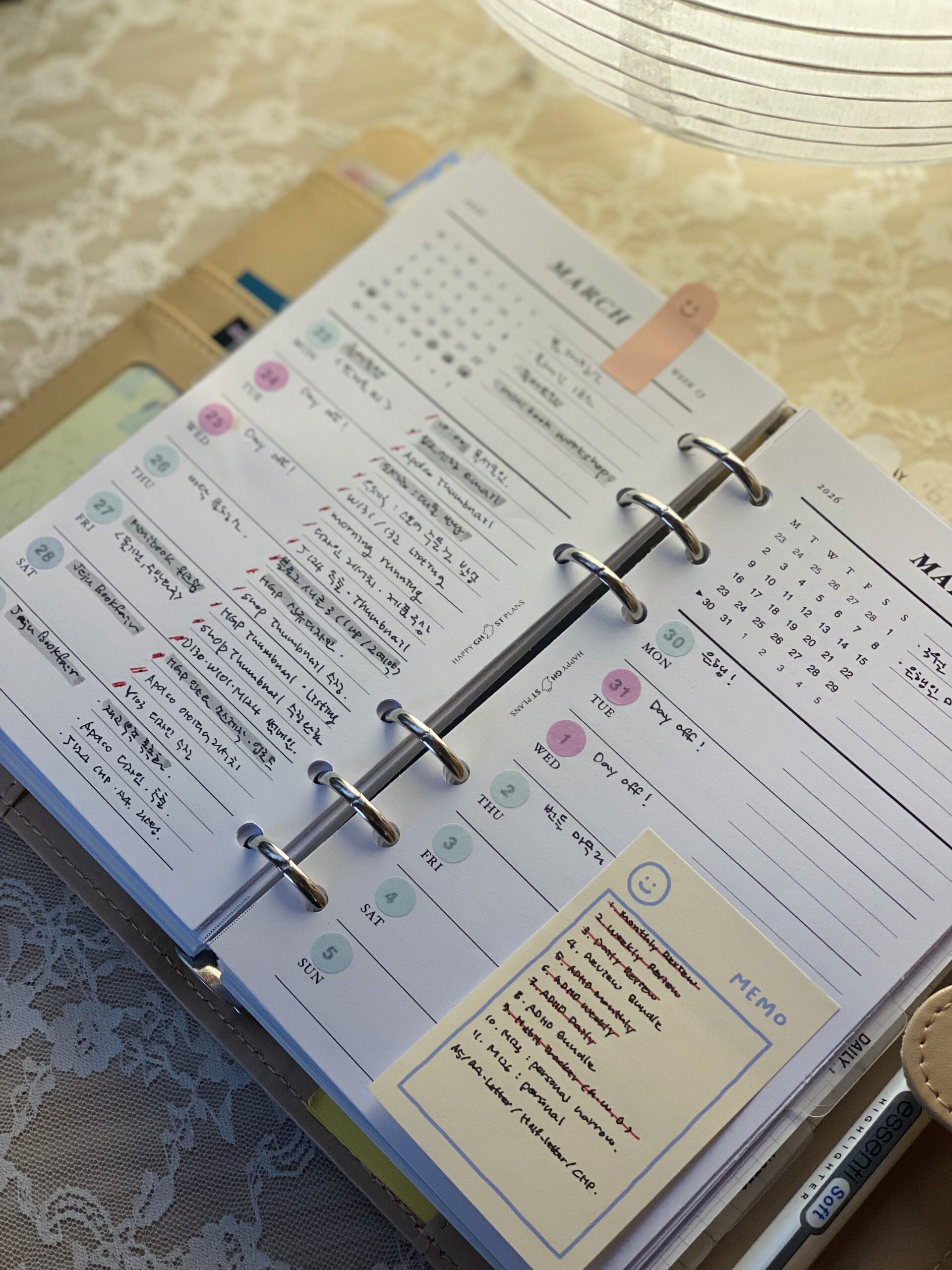 🌸 🥂 Stable Finish: Last Week of March in My Weekly Planner | romanticize your routine
