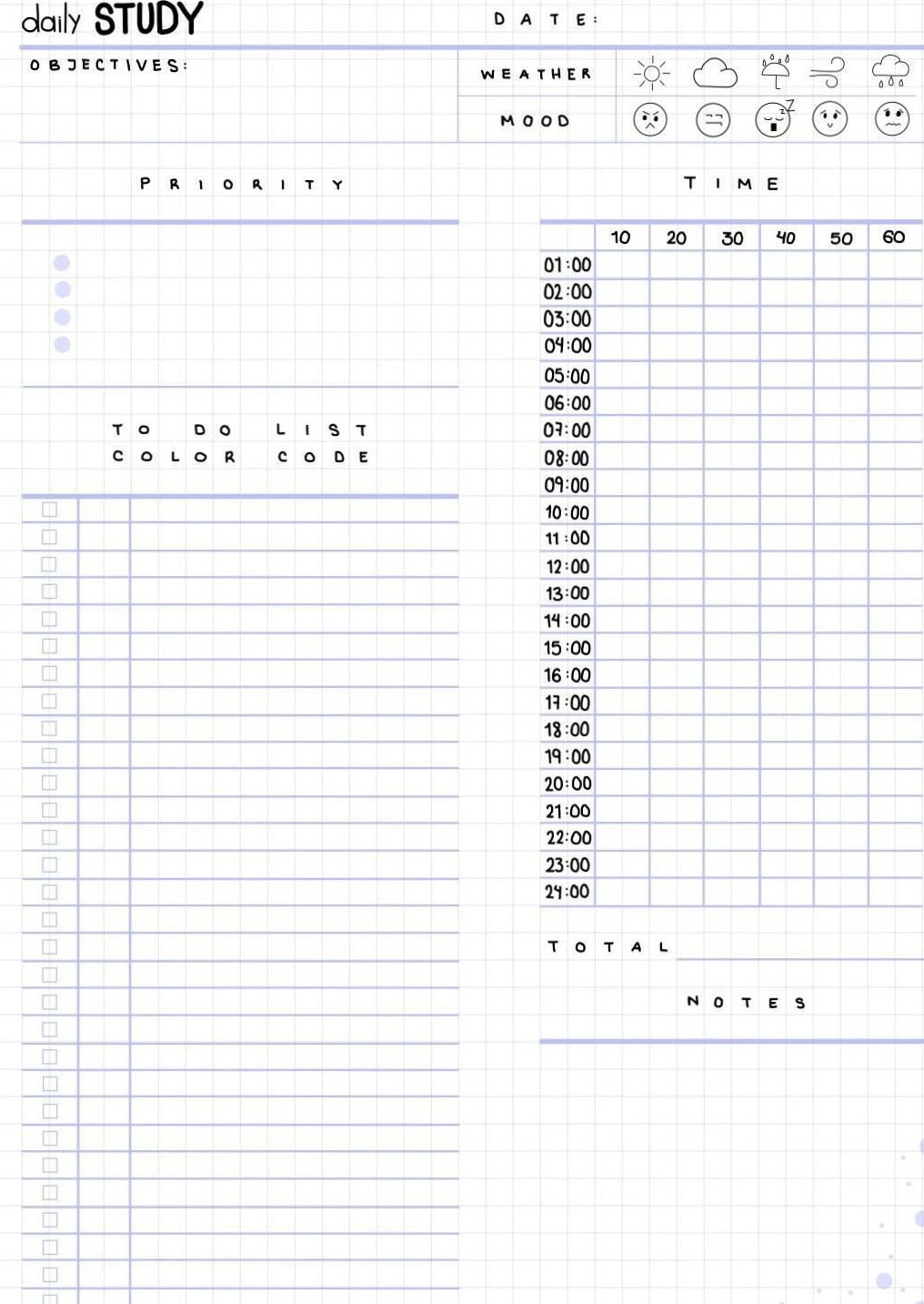 📝 📝 stay inspired all year long: dream life manifestation: Color-Coded Study Planner & To-Do List for Productivity #F