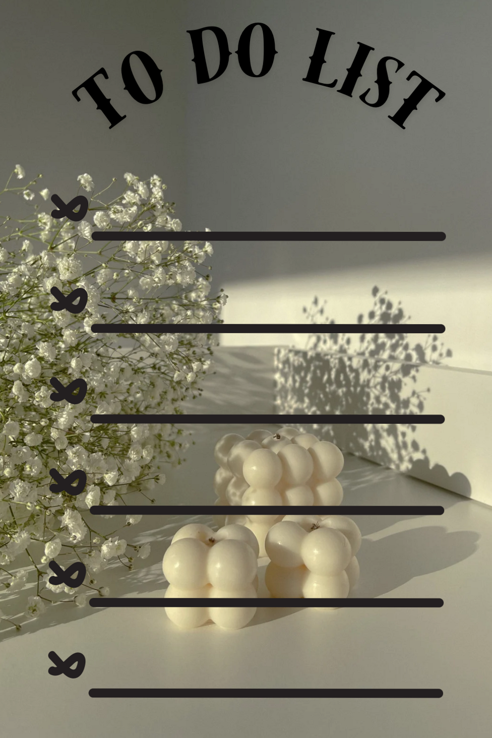 ☁️ ☁️ stay inspired all year long: Daily To-Do List for Productivity & Creativity