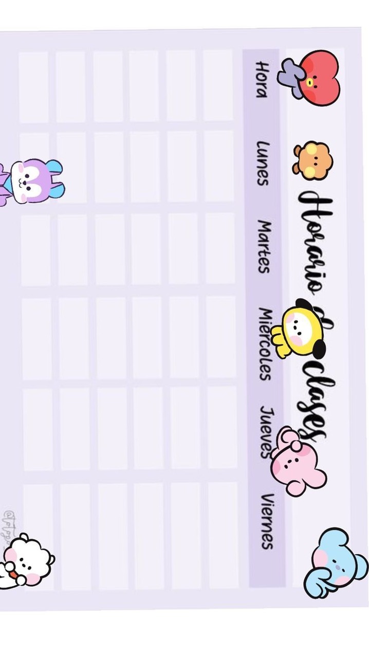 🤍 🎀 stay inspired all year long: Digital Planner Horario | Creative Time Management Design