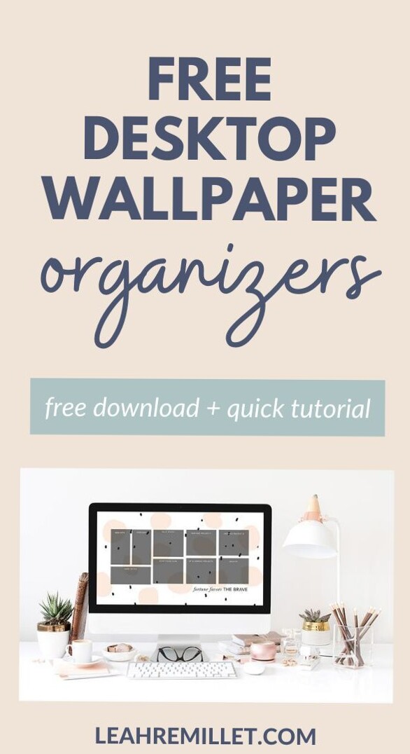 🎨 💎 stay inspired all year long: Free Desktop Organizers + Cleaning Tutorial for Creatives