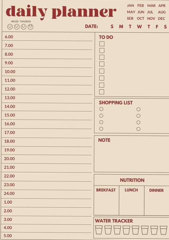 🌈 🖌️ stay inspired all year long: Organize Meals with Custom Digital & Printable Planner