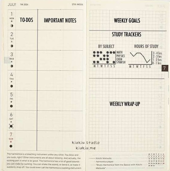 💌 🥂 stay inspired all year long: Hobonichi Week Layouts for Studious Planning