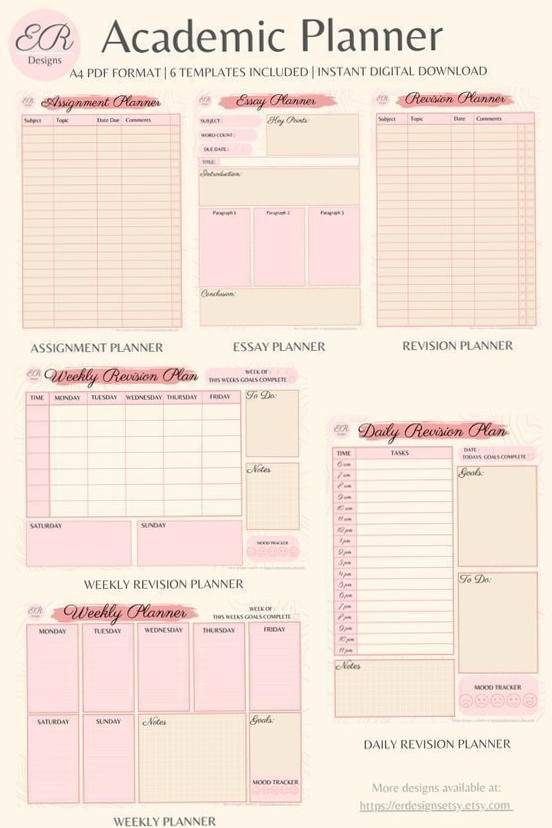 ☁️ 🕯️ stay inspired all year long: Social Media Planner for Digital Design & Creative Projects