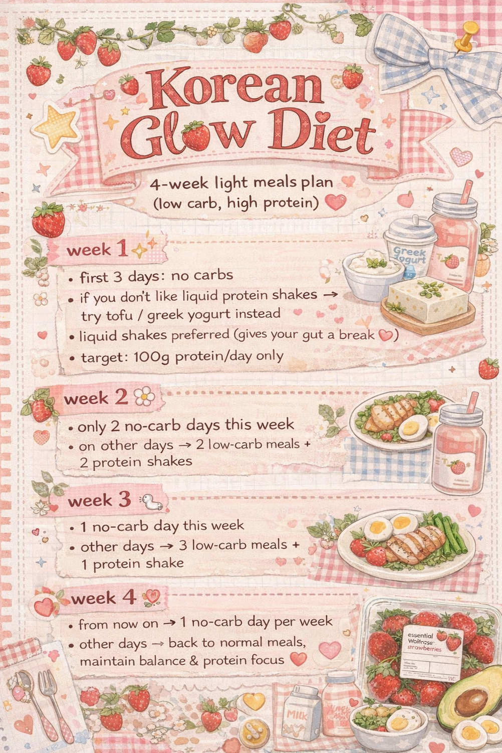 🎀 🤍 stay inspired all year long: Korean Glow Diet for Creative Energy & Focus