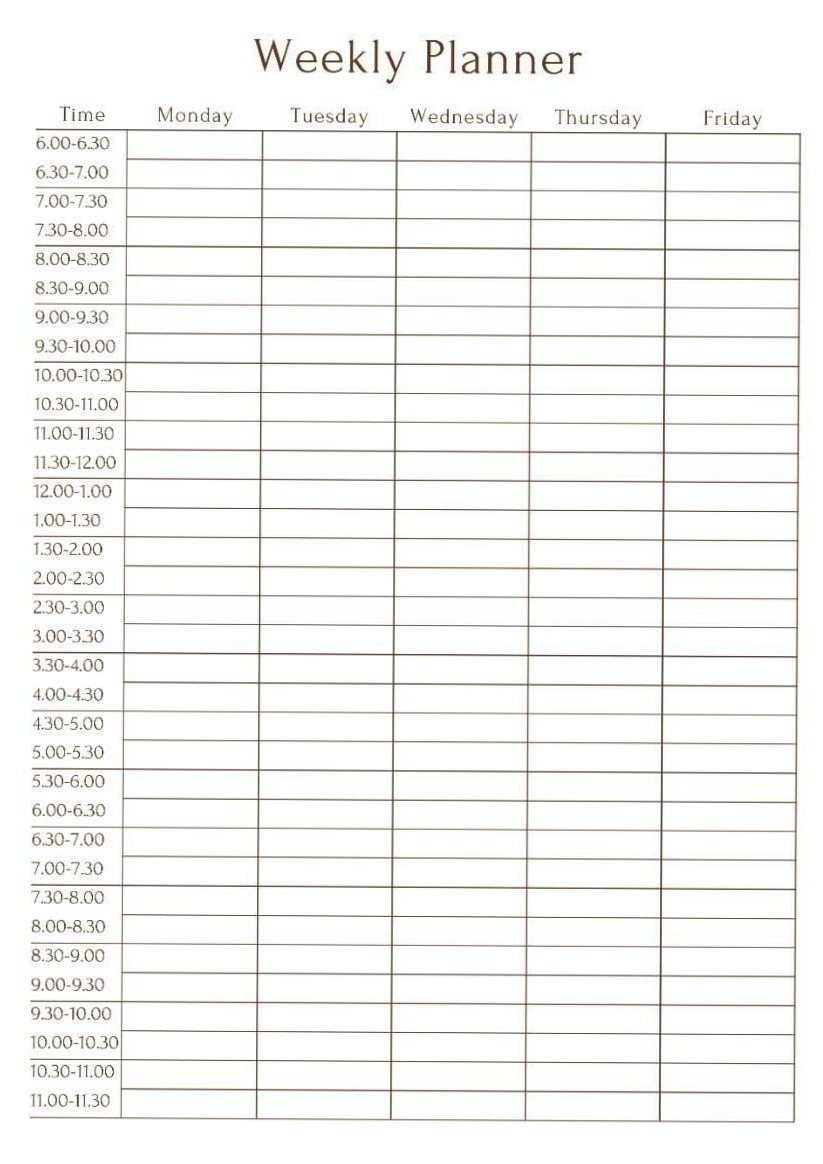 🎨 📍 stay inspired all year long: Comprehensive Weekly Planner Templates for Scheduling Success