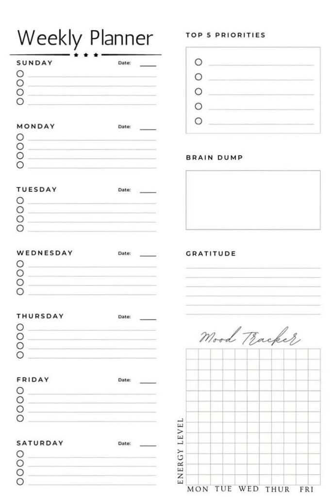 🌈 🖌️ stay inspired all year long: Weekly Planner Template for Digital Design & Creativity — secret to staying productive