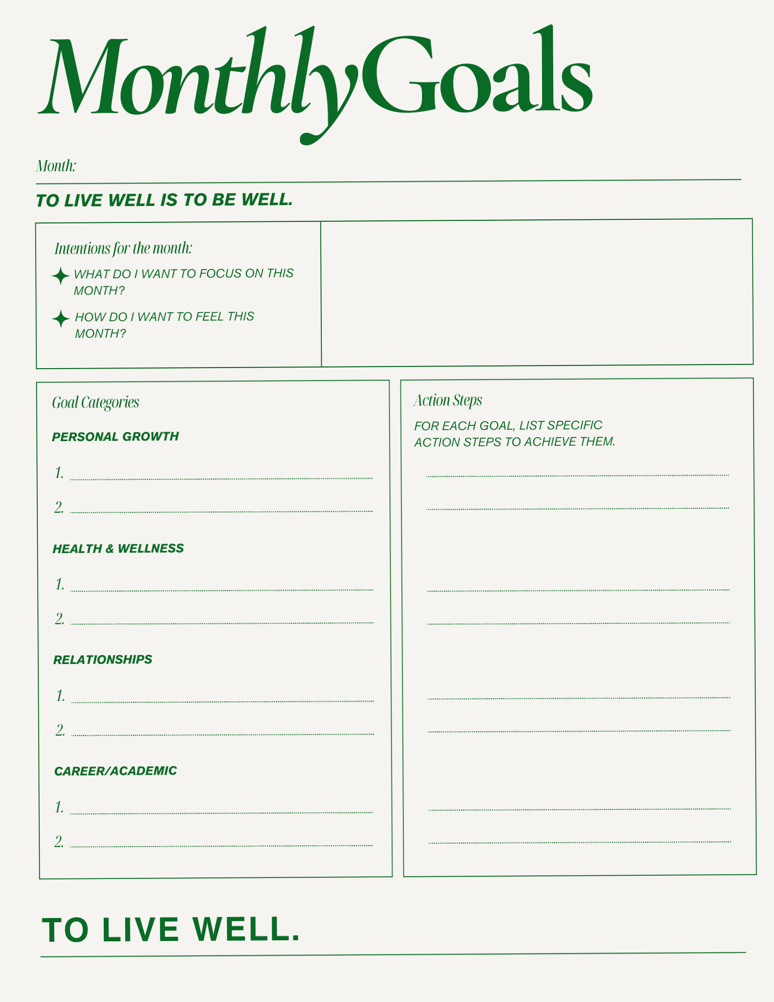 📍 🌈 stay inspired all year long: Planificación Mensual para Un Estilo de Vida Perfecto