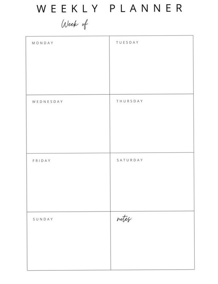 👰 🌸 stay inspired all year long: Free Calendar & Menu Printable for Digital Designers