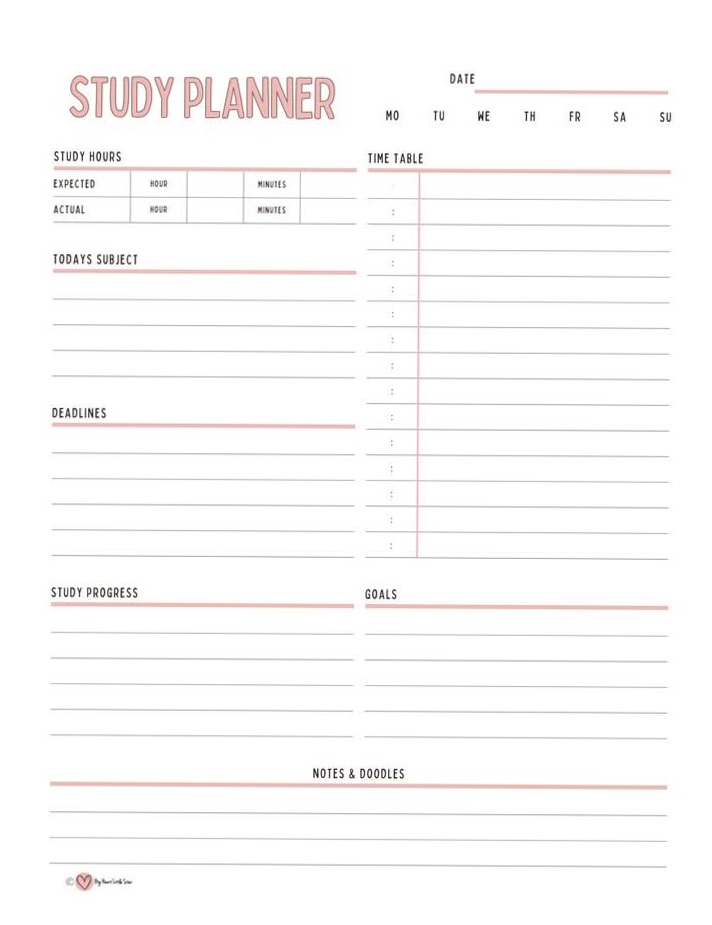 📌 📌 Stress-Free School Days: Teen Routine & Planner Bundle | stay inspired all year long