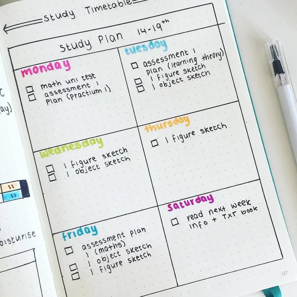 ✨ 🤍 Study Plan Design for Creative Productivity | dream life manifestation