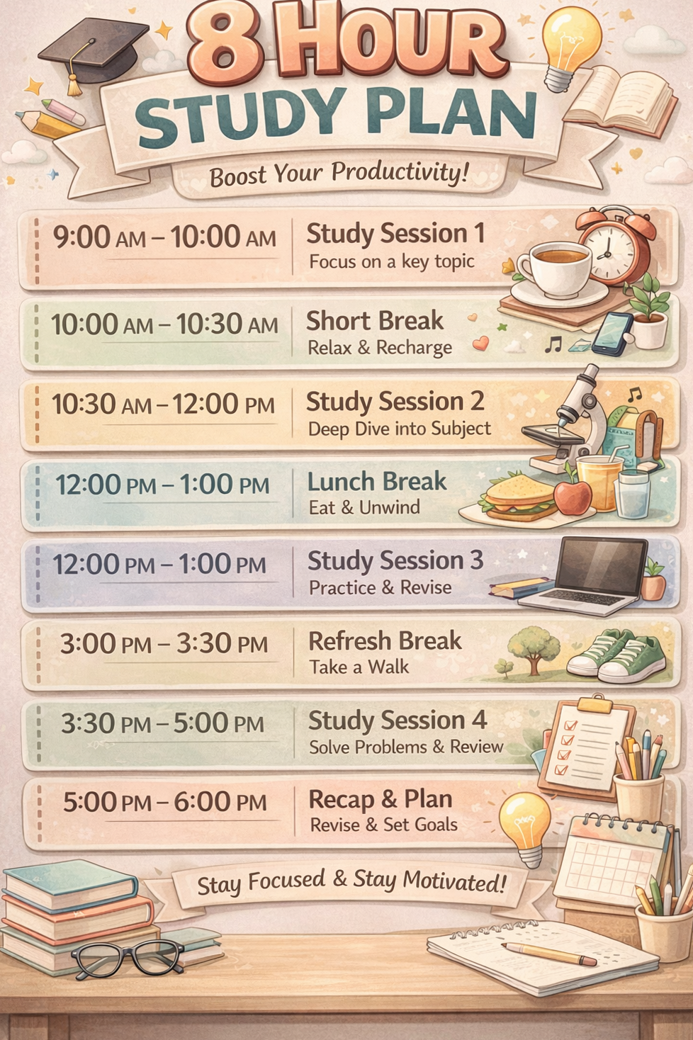 Study Plan That Boosts Focus & Creativity | 3 Months In — 🌿 🤍 romanticize your routine