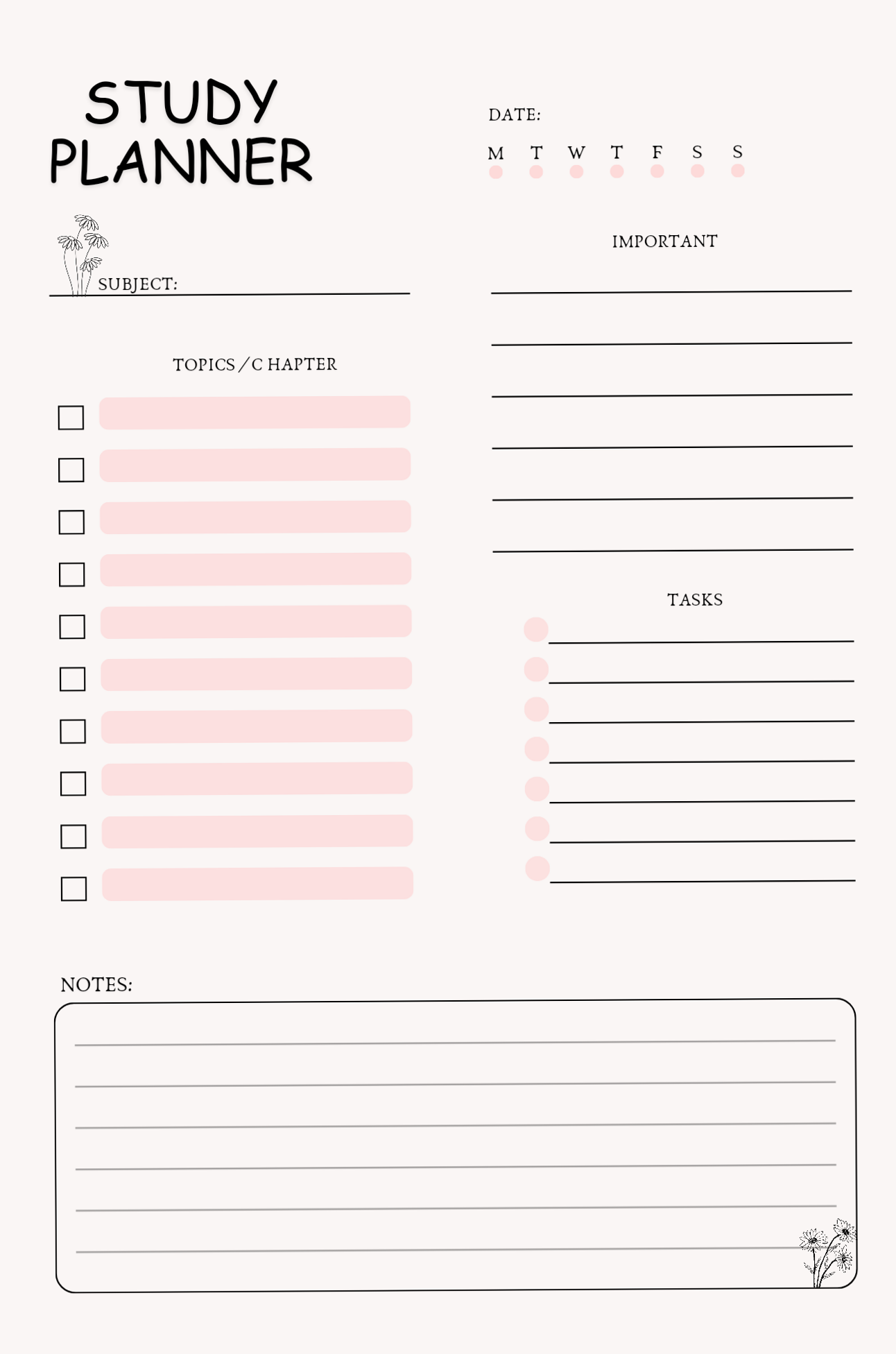 Study Planner for Creative Productivity & Digital Organization — 🕯️ ☁️ dream life manifestation