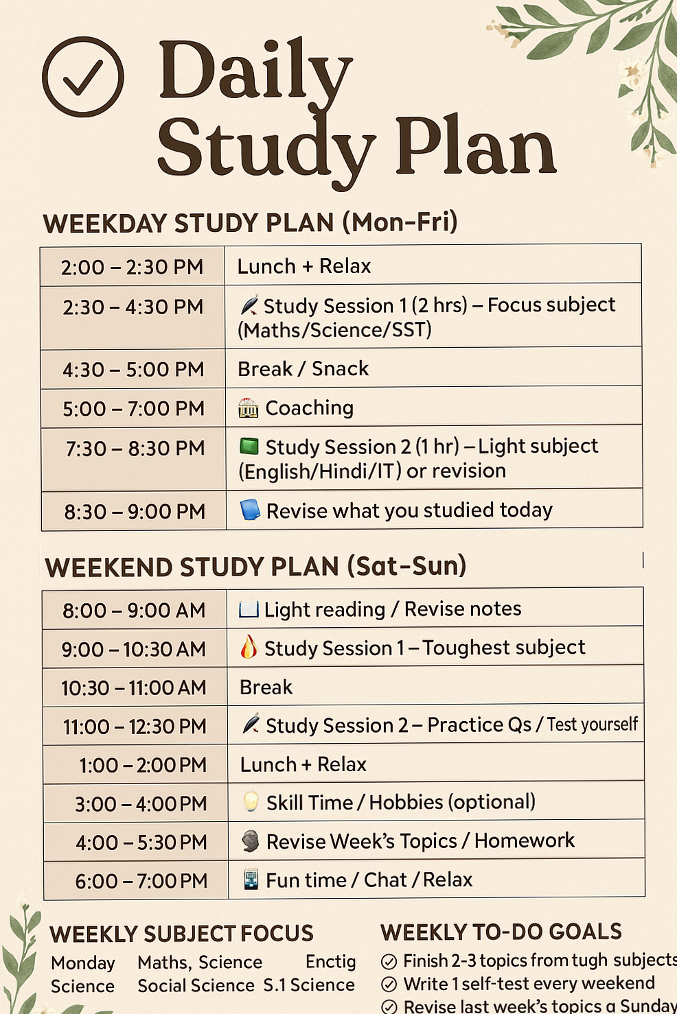 💍 💌 Study Planner for Productive Learning Moments | dream life manifestation