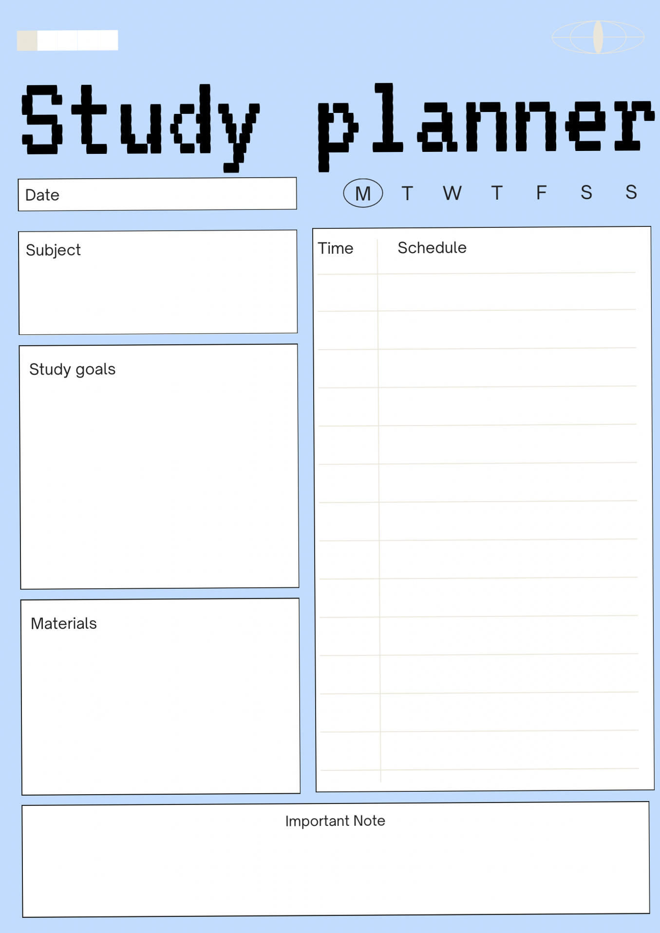 Study Planner for Students & College Life — 🖇️ 📌 dream life manifestation