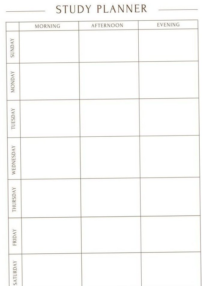 Study Planner Printable | Organize Your Learning Journey — 🤍 🌿 stay inspired all year long