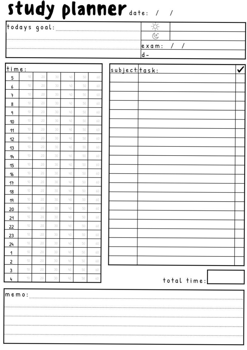 🍰 🥂 Study Planner Template Notion 1413 — Digital Design Asset | only tool for life admin