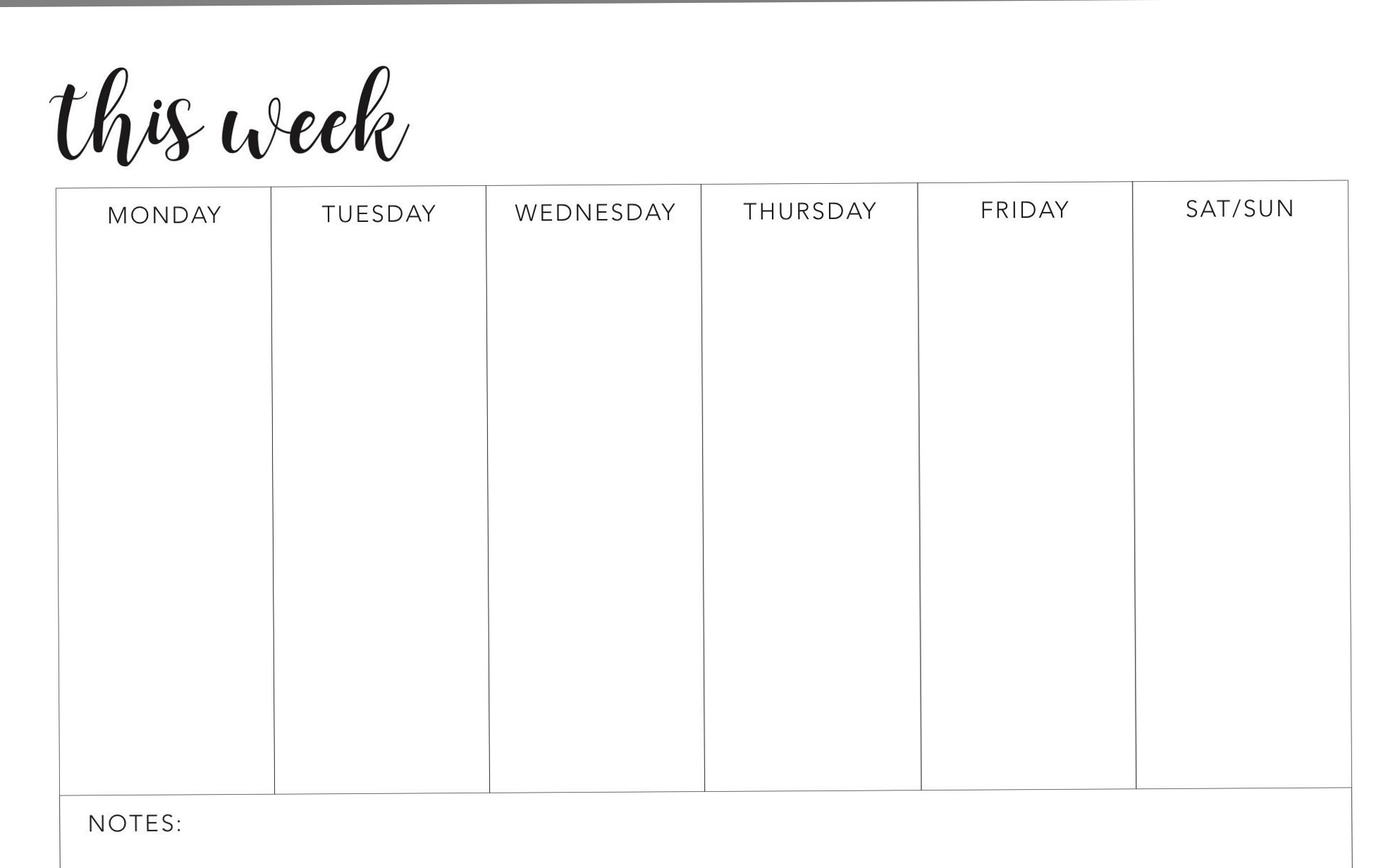 🪄 🖌️ Study & Weekly Planning Printable Templates | stay inspired all year long